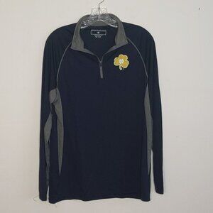 Notre Dame Clover Zipper Windbreaker Jacket